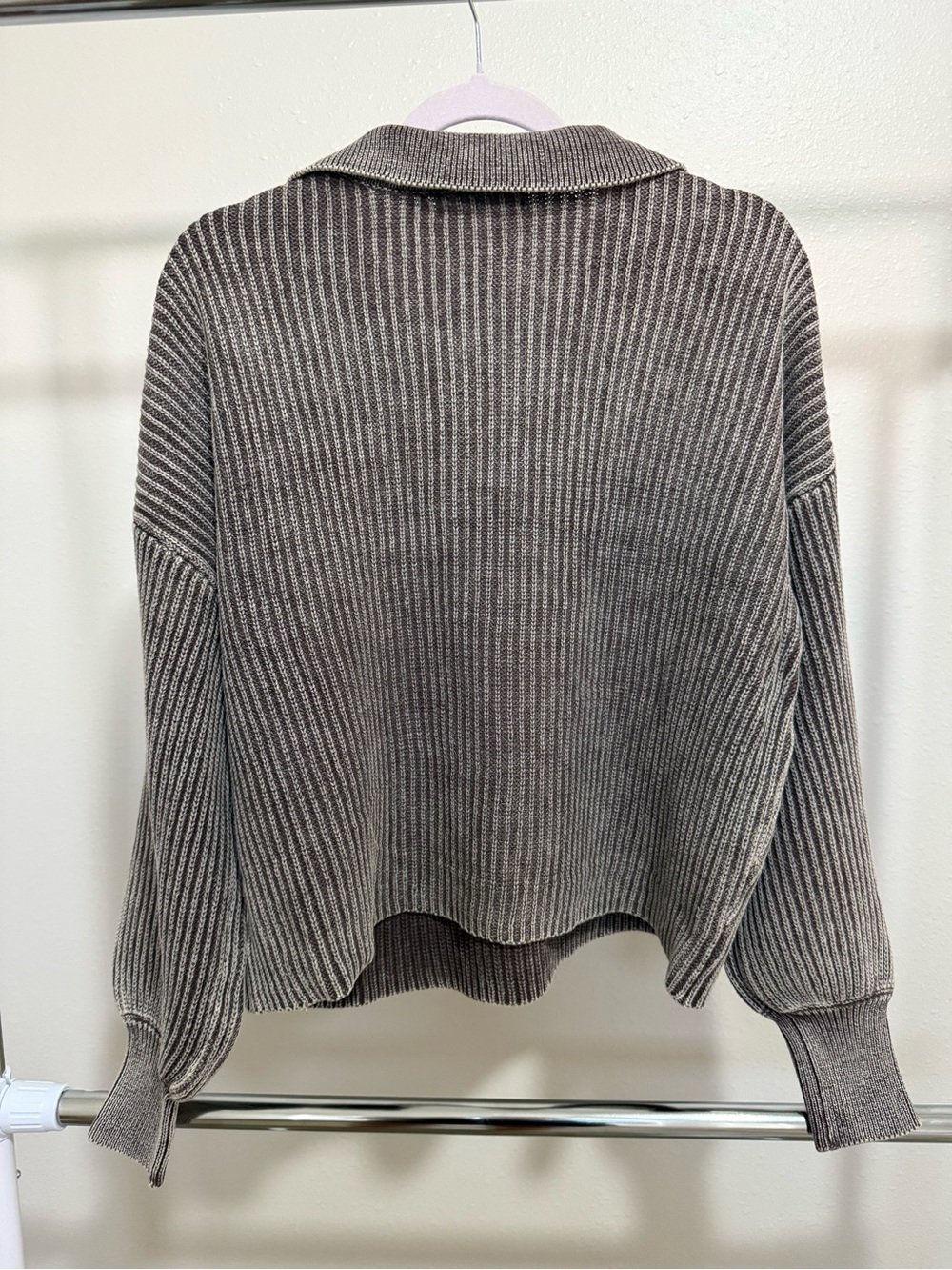 Zenana Outfitters Women's Pullover Ribbed Sweater - Picture 2 of 3